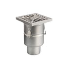Aquaberg - Business Line HygienicPro Vloerput met 1 aansluiting Rvs Putrst 110Mm 200X200Mm