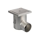 Aquaberg - Business Line Vloerput met 1 aansluiting Rvs Pldksl 110Mm 200X200Mm