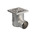 Aquaberg - Business Line HygienicPro Vloerput met 1 aansluiting Rvs Putrst 110Mm 200X200