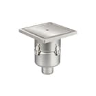 Aquaberg - Business Line Vloerput met 1 aansluiting Rvs Pldksl 75Mm 250X250Mm