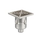 Aquaberg - Business Line HygienicPro Vloerput met 1 aansluiting Rvs Putrst 75Mm 250X250Mm