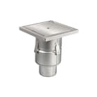 Aquaberg - Business Line Vloerput met 1 aansluiting Rvs Pldksl 110Mm 250X250Mm