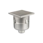 Aquaberg - Business Line Vloerput met 1 aansluiting Rvs Marst 110Mm 300X300Mm