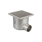 Aquaberg - Business Line Vloerput met 1 aansluiting Rvs Marst 110Mm 300X300Mm