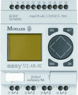 EATON INDUSTRIES - Easy 500 Logische module easy512-ab-rc 24vac  8/4