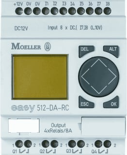 EATON INDUSTRIES - Easy 500 Logische module easy512-da-rc 12vdc 8/4