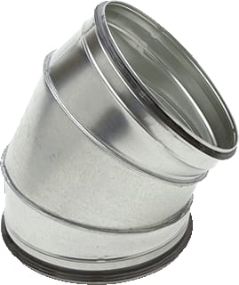 AIR Spiralo® - KEN-LOK® Bocht rond luchtkanaal K-L. Segm.Bocht45 355 Rb