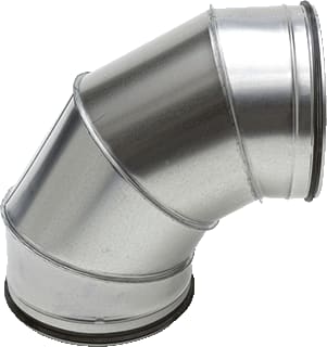 AIR Spiralo® - KEN-LOK® Bocht rond luchtkanaal K-L. Segm.Bocht90 500 Rb