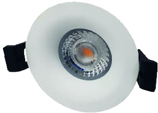 Interlight - Camini Downlight/spot/schijnwerper Dim 8W Wit