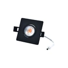 Interlight - Camini Downlight/spot/schijnwerper Vierkant Dim 8W Zw