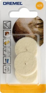 Dremel - Toebeh./onderd. slijpen/polijsten Polijstschijf 26 Mm Br3
