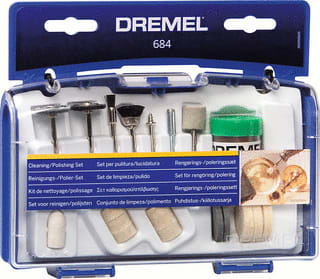 Dremel - Toebeh./onderd. slijpen/polijsten Set Reinig/Polijst 684Ja