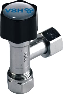 VSH - Super K2595 Stopkraan voor sanitaire toestellen Hkstopkr 3/8"X12 Knel Chr