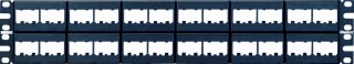 Panduit - Front-/patchpan. leeg kast/lessenr patchp snap in 48v