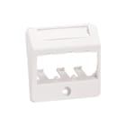 Panduit - Inzetplaat schakelmateriaal Outlet 3V 55X55Mm Articwit