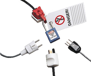 Panduit - Hangslotvergrendeling vr schakelaar Lockout Industrie Plug