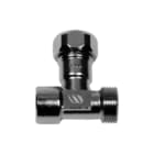Watts - Fitting met 3 aansluitingen Adapter Tbv Demp. 1/2" Xd