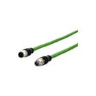 Metz Connect - PGAQ5 Patchkabel twisted pair v industrie Con Line M12 D-Cod 5.0M