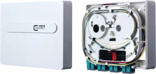 Metz Connect - PVL2D Datacontactdoos glasvezel 1501151f04hc