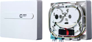 Metz Connect - PVL2D Datacontactdoos glasvezel 1501157t02hc