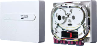 Metz Connect - PVL2D Datacontactdoos glasvezel 1501171e04hc