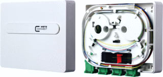 Metz Connect - PVQ2D Datacontactdoos glasvezel 1501191h04hc