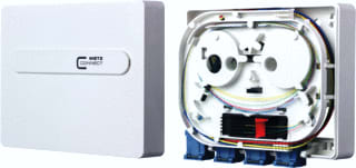Metz Connect - PVQ2D Datacontactdoos glasvezel 1501191l04hc