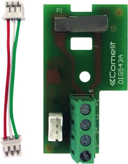 Comelit - Accesoires Simplebus Aanvull. app. deur-/video-intercom Uitbrkaart Mini Bel/Drukkn