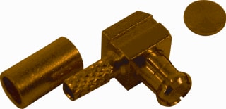 Radiall - Coax connector mcx haaks krimp 2,6 mm