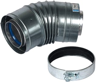 Remeha - CWH Ace Concentr. RGA/LTV hulpstuk 2 aansl. M85052W