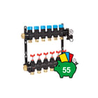 Henco - UFH-MDK Verdeler voor hydronische circuits 9Gr.Comp.Verdeler 0-3L
