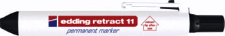 Edding - Merkstift/-krijt Rectract 11 Perm Mark Zw