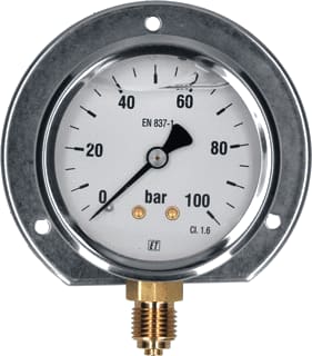 Ubel - 1010R Buisveermanometer manmtr 1/4bu 63 0+60b