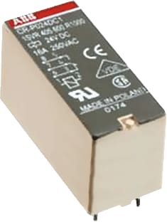 ABB - CR-P Schakelrelais Instkrel 2W 8A Cr-P024Ac2