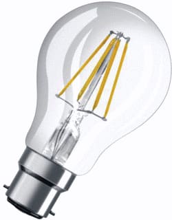 Osram - Parathom Classic A LED-lamp ledpcla60 7w 827 fil b22d