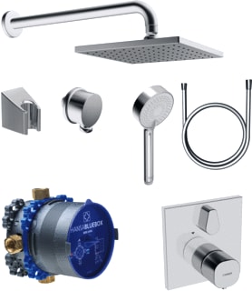 Hansa - Mechanisch stuursysteem douche Blueb. Show Dchecomb Vie