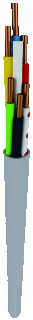 TKF - NL-Signaalkabels Signaalkabel B2ca Data- en communicatiekabel Sgnlkbl B2Ca2X0,8 Gr Ri100