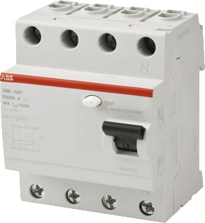 ABB - Hafonorm Aardlekschakelaar Als 4P 40A 30Ma 0903.753
