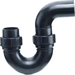 Akatherm - HDPE drainage Leidingsifon 0, 90, 180 graden pe sifon uni +kraagbus 90
