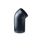 Akatherm - HDPE drainage Fitting met 2 aansluitingen Alxs Pe Afv Knie 45+Lb 75