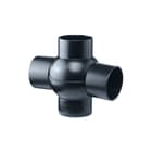 Akatherm - HDPE drainage Fitting met 4 aansluitingen tst 2v 88,5 180 110/56