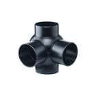 Akatherm - HDPE drainage Fitting met 4 aansluitingen tst 2v 88,5 90 125/110