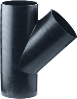 Akatherm - HDPE drainage Fitting met 3 aansluitingen Pe T-Stuk 45 110/40Mm