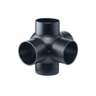 Akatherm - HDPE drainage Fitting met 5 aansluitingen tstuk 3v 88,5 90 110/90mm