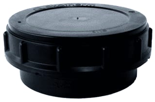 Akatherm - HDPE drainage Ontstoppingsstuk Pe Schroefkap Kort 75