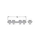 Akasison - XL / L Verbindingselement profielrail alxs 700015 ds25