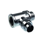 VSH - Soldeer C1025 Fitting met 3 aansluitingen Kraan T-St 1/2X15X1/2 Chr