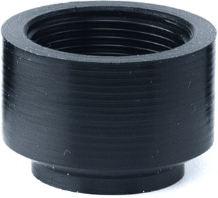 Akatherm - HDPE drainage Fitting met 2 aansluitingen Schroefbus Kort 63X2"