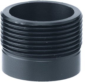 Akatherm - HDPE drainage Fitting met 2 aansluitingen Puntstuk Kort 40X¾
