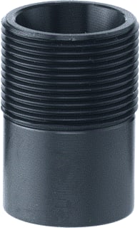 Akatherm - HDPE drainage Fitting met 2 aansluitingen puntstuk lang 40x½